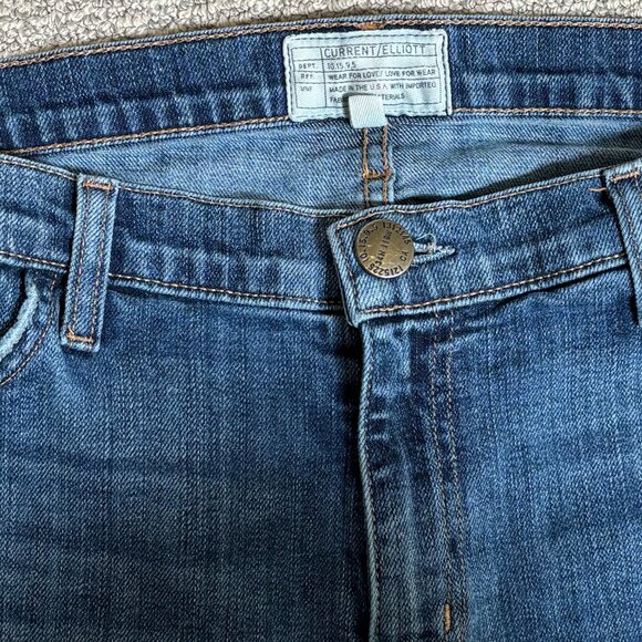 Current Elliot - The Cropped Straight w/Released Hem - Size 31 - Picture 2 of 15